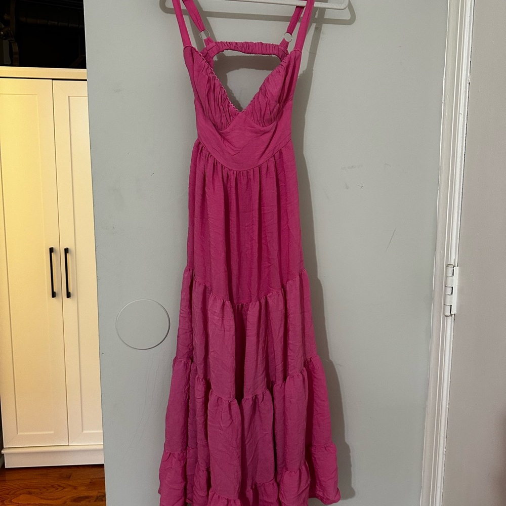 Princess Polly Vibrant Pink Maxi Dress